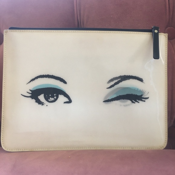 Kate Spade Winking Georgie hologram clutch - Picture 4 of 7